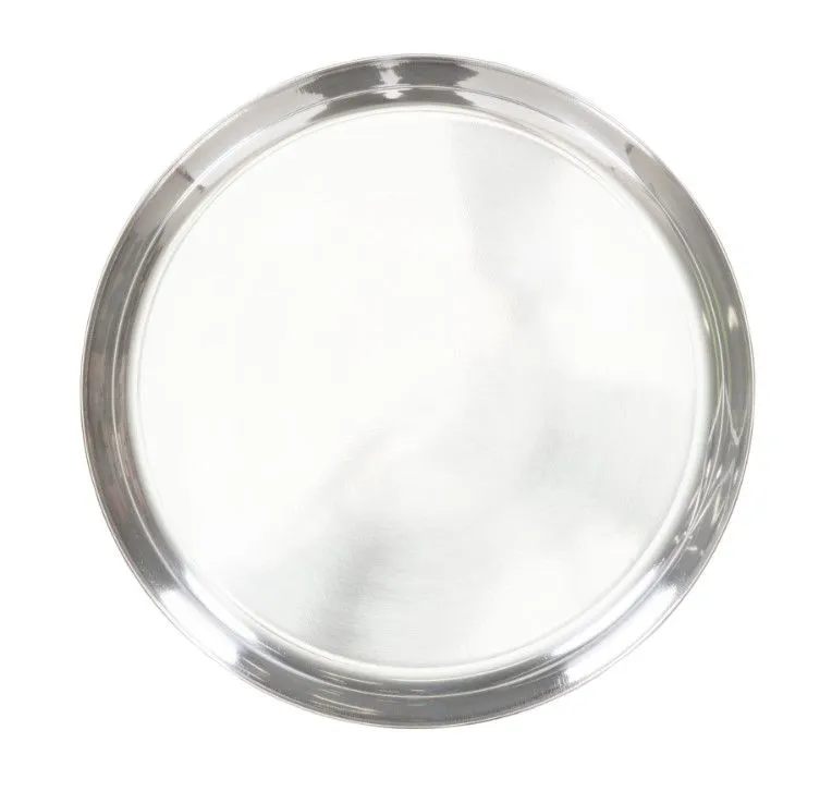STAINLESS STEEL PLATE - 9 IN